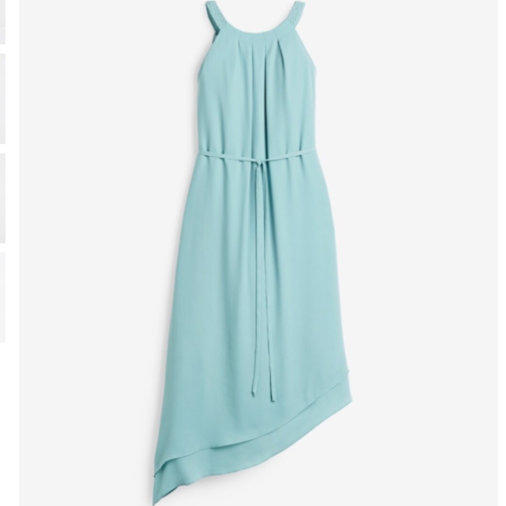 WHBM Halter Asymmetric Soft Dress Size 2 (XSmall)
